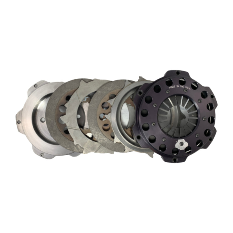 McLeod Racing McLeod Mini Mag 7.25 Twin Disc 97-13 GM LS-X 6 Bolt Crank w/Aluminum Flywheel(168T 1-1/8 x 26)