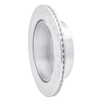 R1 Concepts R1 08-14 Mitsubishi Montero Limited (Mexico) Rear Right Drilled & Slotted Silver Brake Rotor