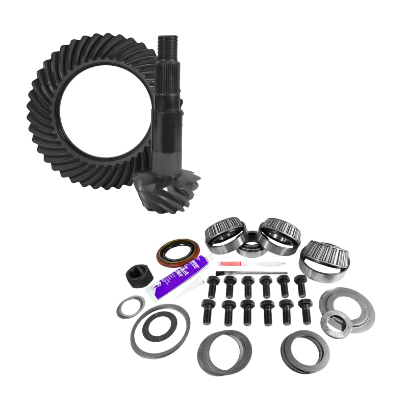 Yukon Gear & Axle Yukon Gear 11.25in Dana 80 4.30 Rear Ring & Pinion Install Kit 4.125in OD Head Bearing