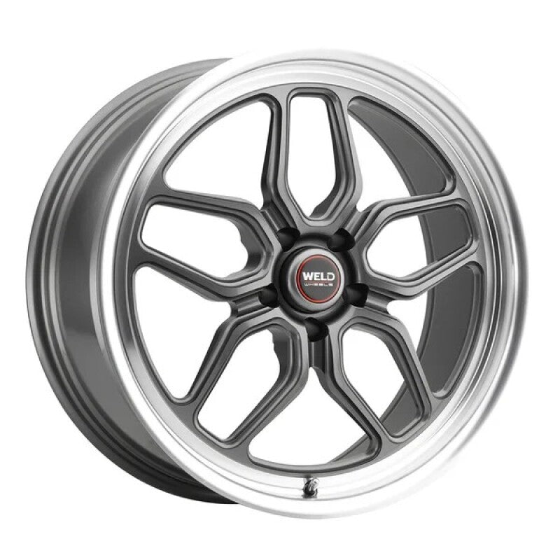 Weld S108 22X8.5 Laguna 5X127 ET06 BS5.00 Gloss Gun Diamond Lip 78.1