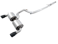 AWE Tuning Ford Focus RS Touring Edition Cat-Back Exhaust - Resonated - Diamond Black Tips