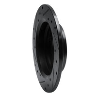 R1 Concepts R1 86-96 Acura Legend Rear Right Drilled & Slotted Black Brake Rotor
