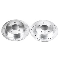 PowerStop Power Stop 94-98 Nissan 240SX Rear Evolution Drilled & Slotted Rotors - Pair