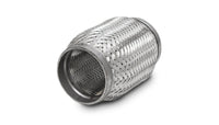 Vibrant SS Flex Coupling with Inner Braid Liner 1.5in inlet/outlet x 4in flex length