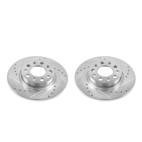 PowerStop Power Stop 16-18 Fiat 500X Rear Evolution Drilled & Slotted Rotors - Pair