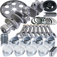 Eagle Chevy 350 1Pc 3.750in Crank 5.700in I-Beam Rods 4.030in Pistons 153 Tooth FP Balanced Assembly