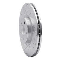 R1 Concepts R1 16-17 Volvo XC60 Front Left Drilled & Slotted Silver Brake Rotor