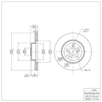 DFC 13-25 Subaru BRZ Front Brake Rotor