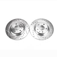 PowerStop Power Stop 09-19 Audi A4 Rear Evolution Drilled & Slotted Rotors - Pair