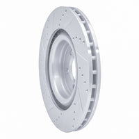 R1 Concepts R1 05-23 Chrysler 300 Front Right Drilled & Slotted Silver Brake Rotor
