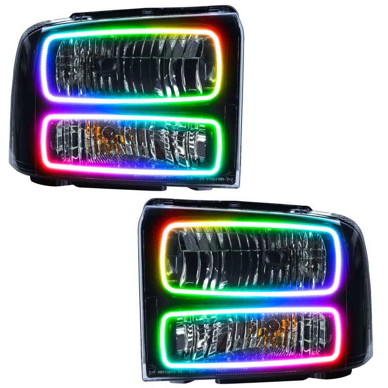 ORACLE Lighting Oracle 05 Ford Excursion SMD HL - Black - ColorSHIFT w/o Controller