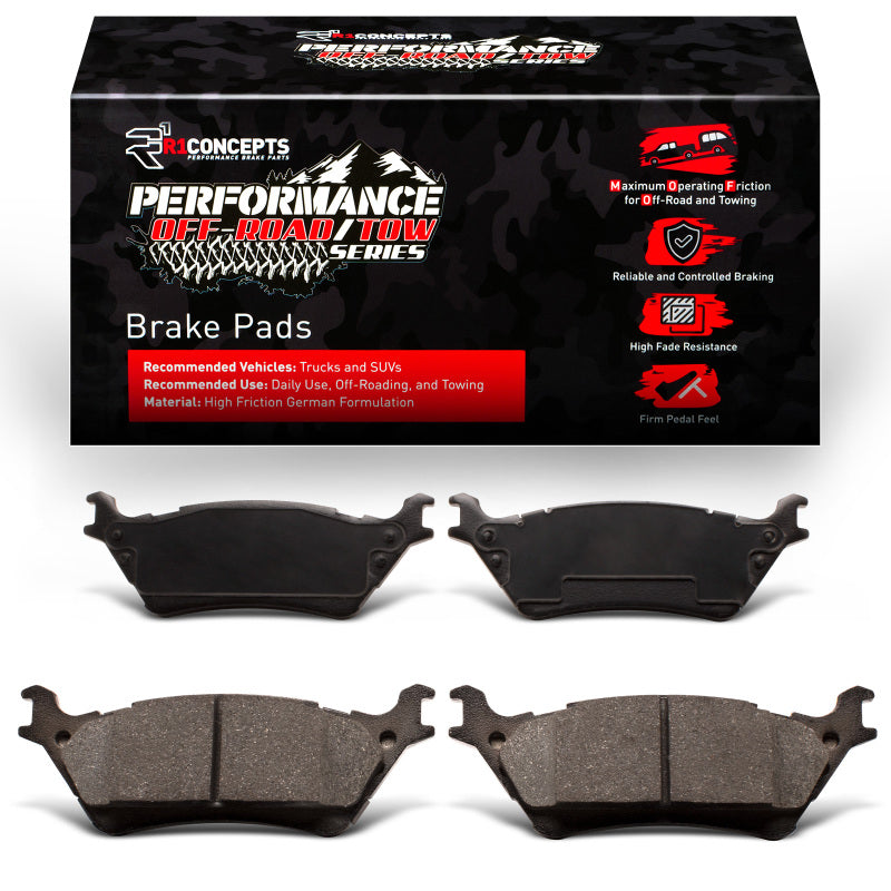 R1 Concepts R1 12-20 Lincoln Mark Lt Rear Off-Road/Tow Brake Pads