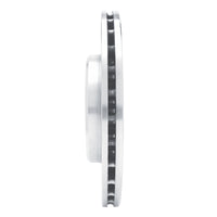 R1 Concepts R1 22-25 Jeep Grand Cherokee Front Left Drilled & Slotted Silver Brake Rotor