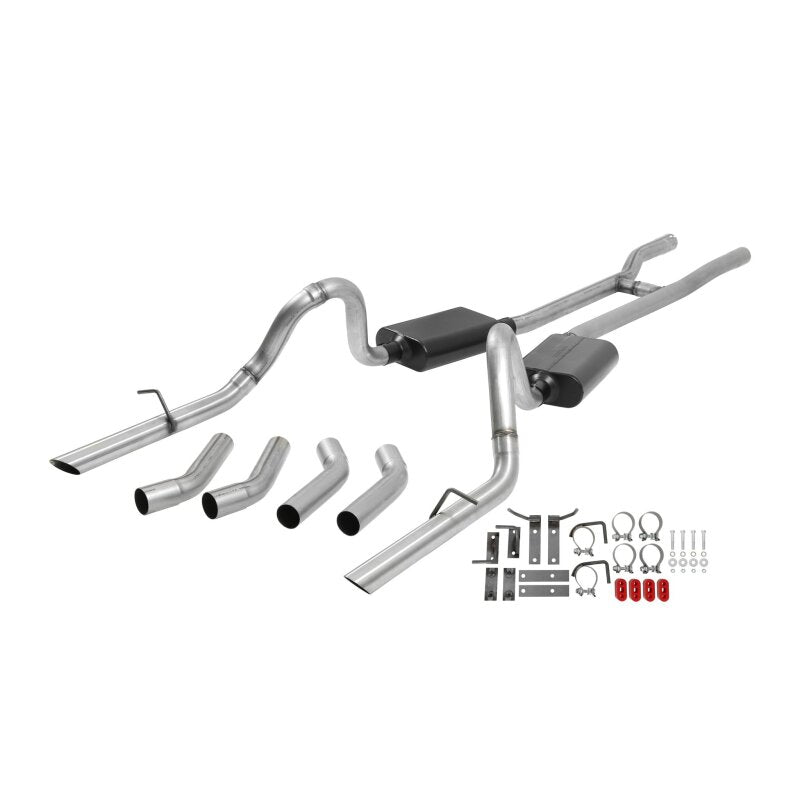 Flowmaster 64-66 Mustang V8 American Thunder SS Crossmember-Back Exhaust System