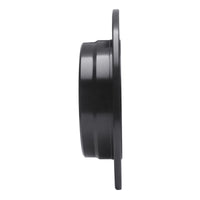 R1 Concepts R1 94-98 Mercedes-Benz C220 Rear Right Drilled & Slotted Black Brake Rotor