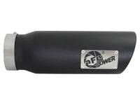 aFe Diesel Exhaust Tip Bolt On Black 4in Inlet x 5in Outlet x 15in