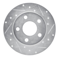 R1 Concepts R1 04-16 Buick ALLURE Rear Right Drilled & Slotted Silver Brake Rotor