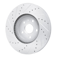 R1 Concepts R1 13-19 Buick Regal Front Right Drilled & Slotted Silver Brake Rotor