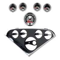 Autometer American Muscle Direct Fit Dash Kit 55-56 Chevrolet (1 x 3-3/8in. / 4 x 2-1/16in.)