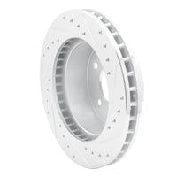 R1 Concepts R1 90-02 Chevrolet ASTRO Front Left Drilled & Slotted Silver Brake Rotor