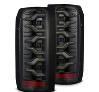 AlphaRex 87-96 Ford Bronco/F-150 Luxx-Series LED Tail Lights - Alpha-Black