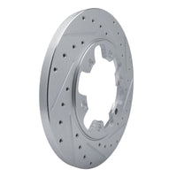 R1 Concepts R1 15-25 Ford Transit-350/SRW Rear Right Drilled & Slotted Silver Brake Rotor