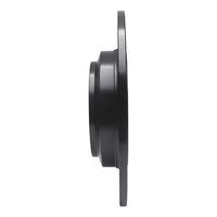 R1 Concepts R1 09-14 Acura TL Rear Right Drilled & Slotted Black Brake Rotor