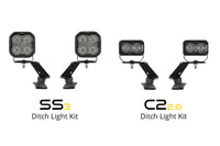 Diode Dynamics 19-21 Ford Ranger Pro SS3 LED Ditch Light Kit - Yellow Combo