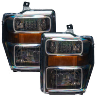 ORACLE Lighting Oracle 08-10 Ford F250/350 LED HL - Black - ColorSHIFT w/o Controller
