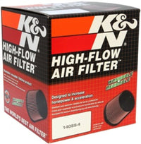 K&N Engineering K&N Filter Universal Rubber Filter-Rd Tapered 3in Flange ID x 6in Base OD x 5in Top OD x 5.563in H