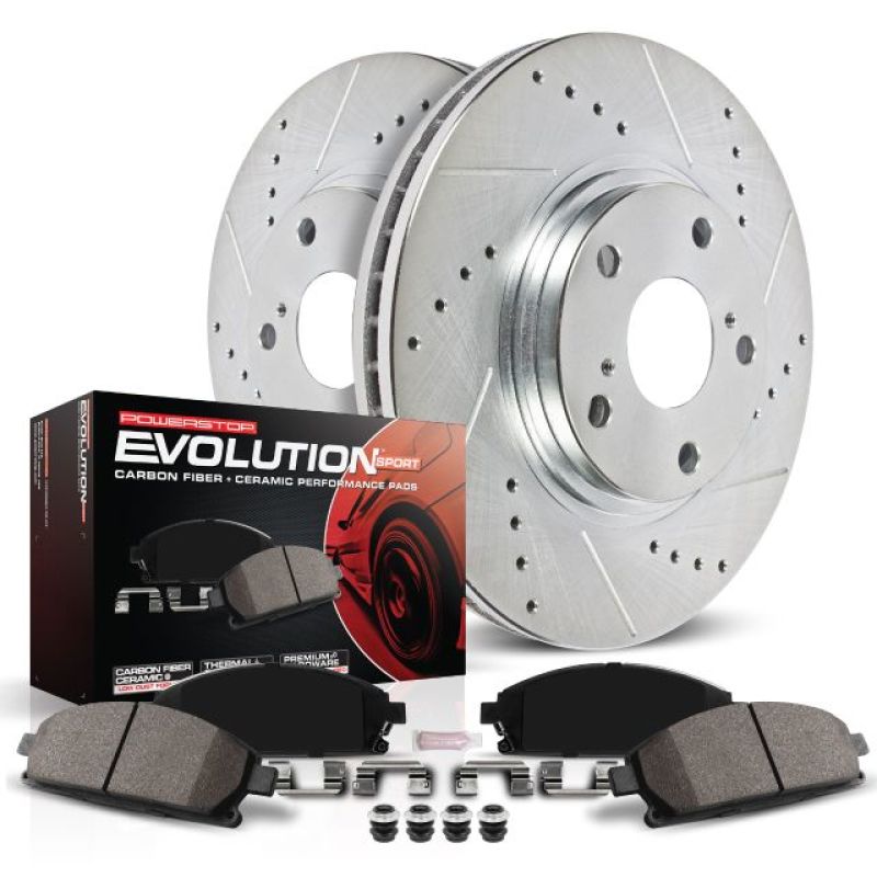 PowerStop Power Stop 09-12 Hyundai Elantra Rear Z23 Evolution Sport Brake Kit