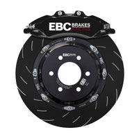 EBC Racing 09-18 Audi A6 2.0T Black Apollo-6 Calipers 380mm Rotors Front Big Brake Kit