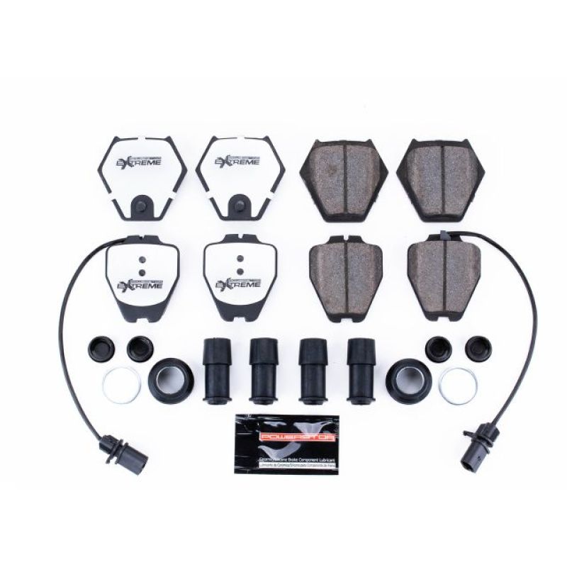 PowerStop Power Stop 00-01 Audi A6 Quattro Front Z26 Extreme Street Brake Pads w/Hardware