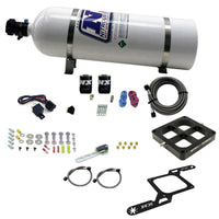 Nitrous Express Dominator Single Entry Crossbar Pro-Power Nitrous Kit (100-500HP) w/15lb Bottle