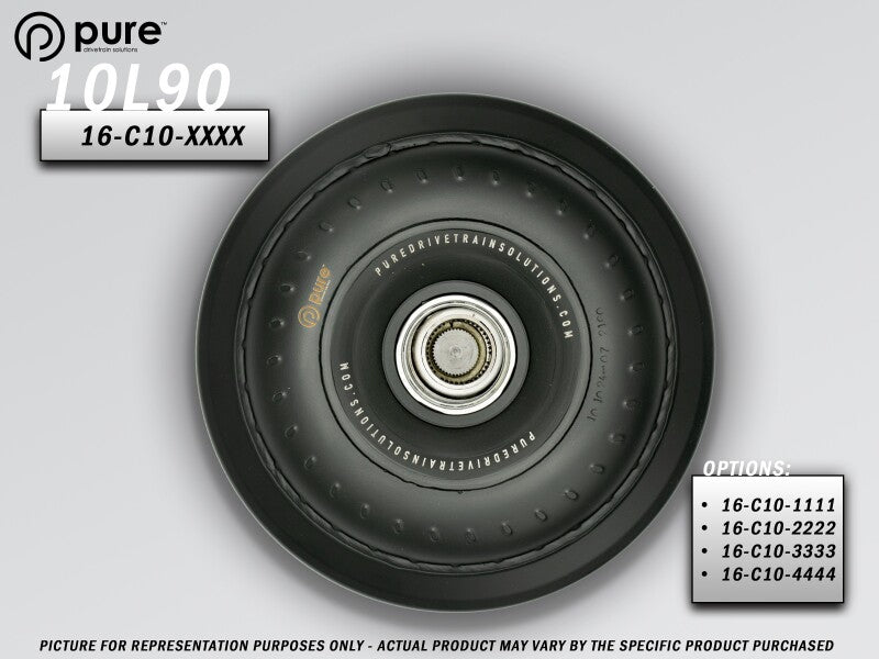 Pure Drivetrain Solutions Pure Drivetrain 10L80/10L90 Chevy High Performance Billet Torque Converter - Small Blower w/ 6.2 LT4