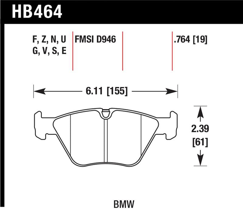 Hawk Performance Hawk HP+ Street Brake Pads