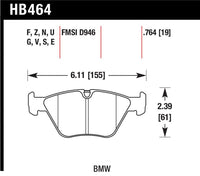 Hawk Performance Hawk HP+ Street Brake Pads