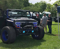 ORACLE Lighting Oracle Vector Jeep Wrangler JK Grille Halo Kit - ColorSHIFT