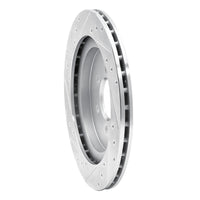 R1 Concepts R1 92-02 Dodge Viper Rear Right Drilled & Slotted Silver Brake Rotor