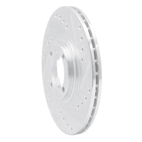 R1 Concepts R1 83-89 Isuzu Impulse Front Right Drilled & Slotted Silver Brake Rotor