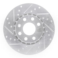 R1 Concepts R1 06-10 Fiat Punto (Mexico) Front Left Drilled & Slotted Silver Brake Rotor