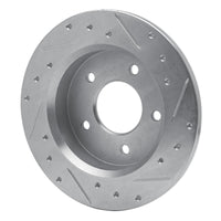 R1 Concepts R1 84-88 Pontiac 6000 Rear Left Drilled & Slotted Silver Brake Rotor