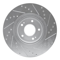 R1 Concepts R1 15-21 Kia SEDONA Front Left Drilled & Slotted Silver Brake Rotor