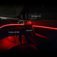 Oracle Lighting Dynamic Colorshift 18 Piece Universal Full LED Interior Dash Board Kit