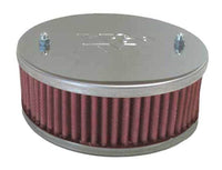 K&N Engineering K&N Universal Custom Air Filter - Oval 1.375in Flange / 4.875in ID / 2.25in Overall Height