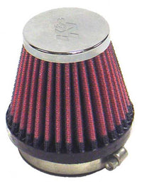 K&N Engineering K&N Universal Chrome Filter 2.125 in Flange ID / 3in Base OD / 2in Top OD / 2.75in Height
