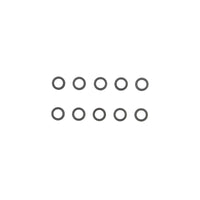 Cometic Gasket Cometic Harley-Davidson Small Pushrod Cover Seal Sq.Cut36-80 Sports.,Shovel,Pan, 50Pk