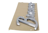 Ford Racing 21-23 Bronco Script Fender Badge - Silver