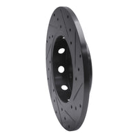 R1 Concepts R1 97-98 Mercedes-Benz C230 Front Left Drilled & Slotted Black Brake Rotor