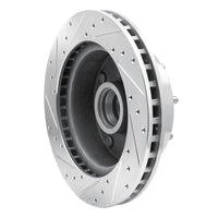 R1 Concepts R1 78-97 Dodge B200 / B200 Van / B250 Front Right Drilled & Slotted Silver Brake Rotor